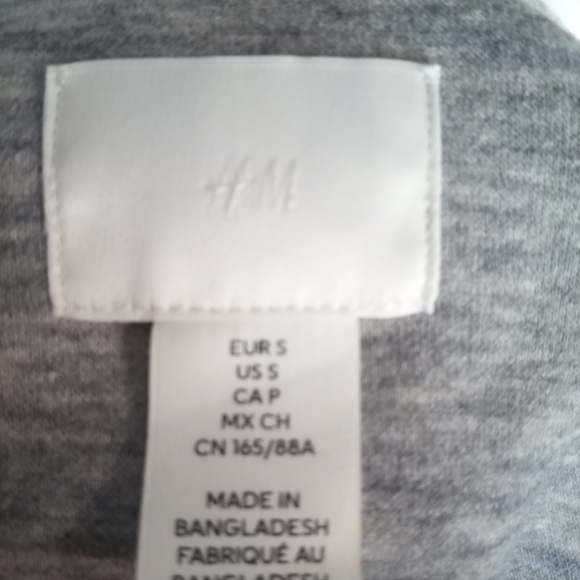 H&M Gray Utility Jacket Oversized Fit - Picture 2 of 2